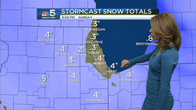 Cheryl Scott forecasts a snowy Super Bowl Sunday ahead for Chicago.
