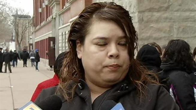 The parent of a Cameron School student who was hospitalized with skin irritation says her daughter won't return to class until the school is cleaned.