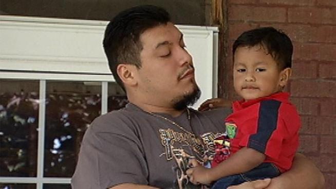 Armando Uvalle describes how his son was almost abducted by a sex offender on North Avenue Beach on Saturday.