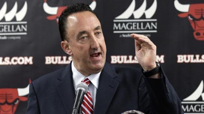 Miami Heat president Pat Riley and Chicago Bulls general manager Gar Forman are co-recipients of the NBA Executive of the Year award for engineering overhauls that so far have propelled their teams to the Eastern Conference semifinals.