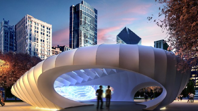 Anniversary Pavilions Speak to Future