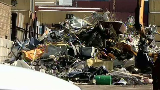 The price of scrap metal has been on the rise. One company said they pay roughly $250 per ton. The school buses weighed up to 10 tons each. Sandra Endo reports.