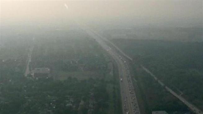 Throughout the morning and afternoon hours, officials in northern counties said they were bombarded with calls from residents concerned about the haze and odor.