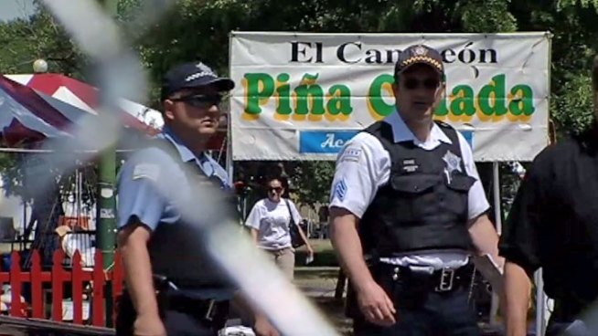 Police spokeswoman declines to discuss official numbers but says the department was confident the event would be secure. Phil Rogers reports.