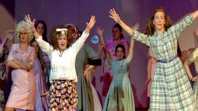 At times she can barely breathe, but 18-year-old Julie D'Agastino still made the lead of her high school musical 