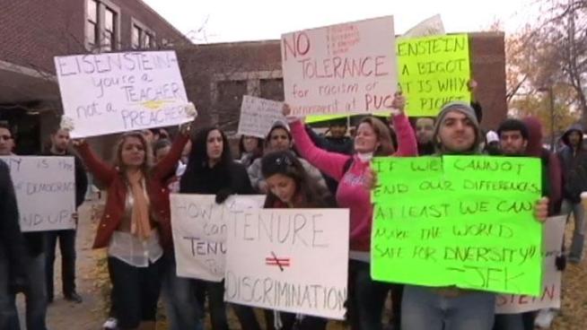 Students at Purdue University Calumet say Prof. Maurice Moshe Eisentein's comments were racist. He says he's being targeted because he's Jewish.