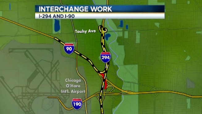 A project estimated to last about four months will force commuters to use a detour on the interchange between the Tri-State and Jane Addams Memorial tollways.