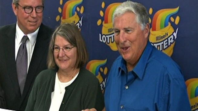 Merle Butler, 65, of Red Bud, Ill., came forward with his wife Patricia Wednesday as the winner of the March 30 Mega Millions drawing.