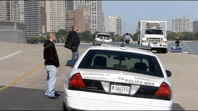 The search resumed at 7 a.m. Monday for a missing man who went for a swim in Lake Michigan Saturday night and never returned.