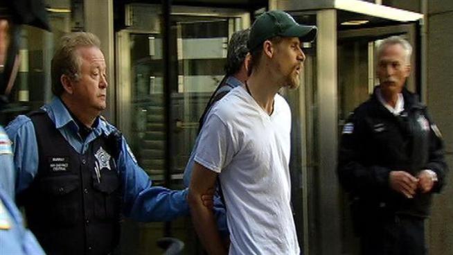 The NATO Summit may still be days away, but Chicago police on Monday morning arrested several people who demonstrated at President Obama's 2012 headquarters. Charlie Wojciechowski reports.