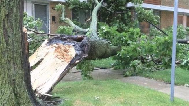 A roundup of some the worst damage from Monday's severe storms.