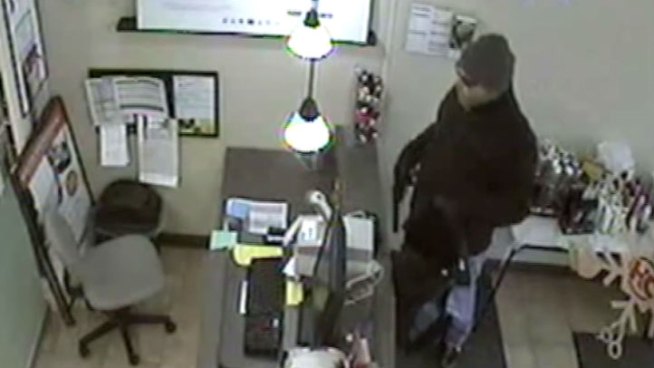 No one has been hurt, but the man has made off with a bit of cash from heists in Skokie, Glen Ellyn and Lombard, officials said.