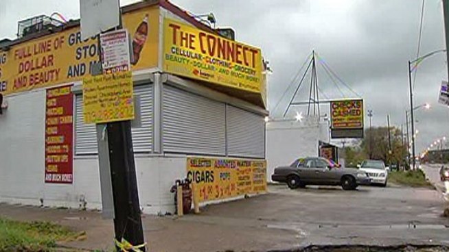 Surveillance video recorded shootout that left four men dead, one woman injured, authorities say.

