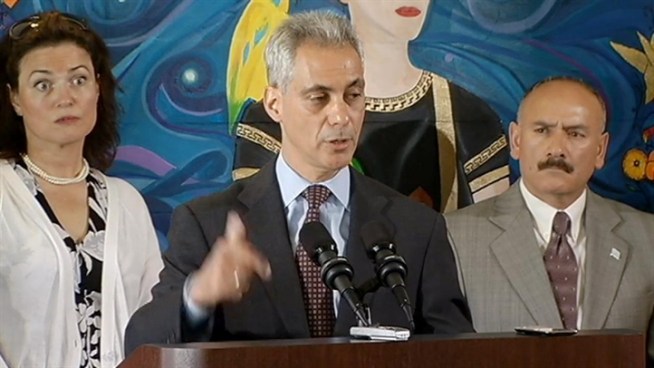 Chicago Mayor Rahm Emanuel says it was important for the Bulls to bring their training facility back to 
