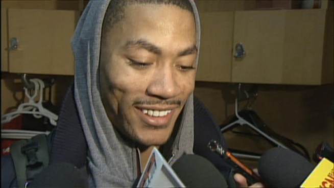 Despite the win, MVP Derrick Rose said missing one of his free-throws in the final seconds of Tuesday's game made him feel like comedian Will Ferrell's character in the film 