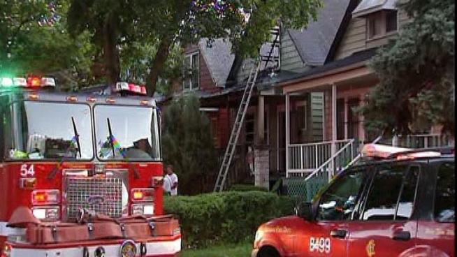 Eight people who live in the home, on the 7000 block of South Justine Street, said they lost everything.