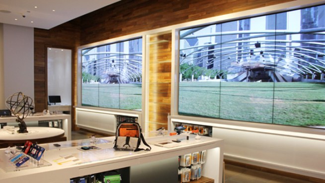 10,000 square-foot space offers retailer's latest products.
