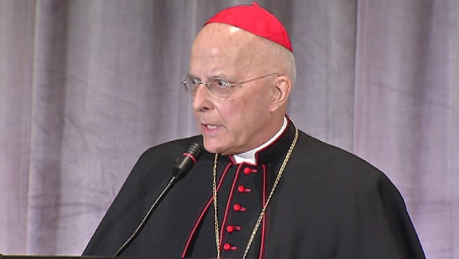 Cardinal Francis George made his first public comments Friday after he was diagnosed with cancer for the second time.