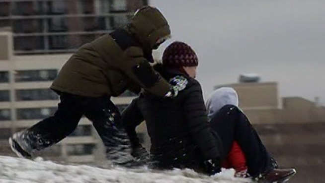 Unexpected snow leads to a handful of accidents, others take advantage of fresh powder.