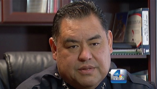 La Palma Police Chief Eric Nunez and his family have been under 24-hour protection after being mentioned in Christopher Dorner's manifesto. He says now that Dorner has been confirmed dead, everyone involved in the massive manhunt is 