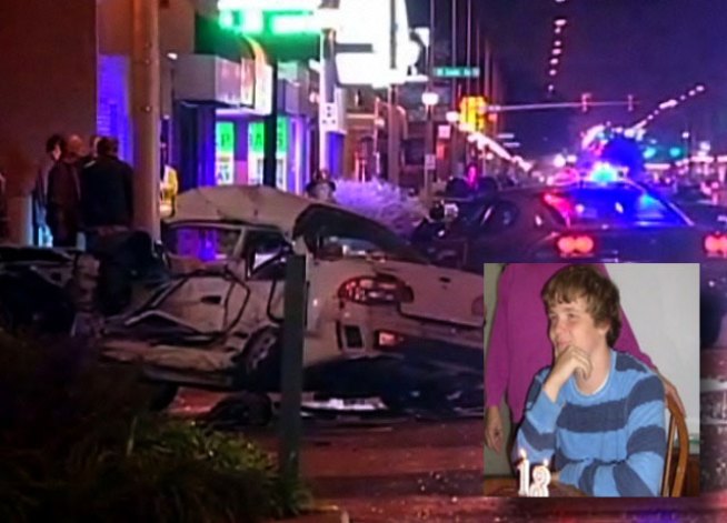 Brian Dewitt, of Chicago's West Side, died when the car he was driving was struck by a squad car attempting to pull someone else over.