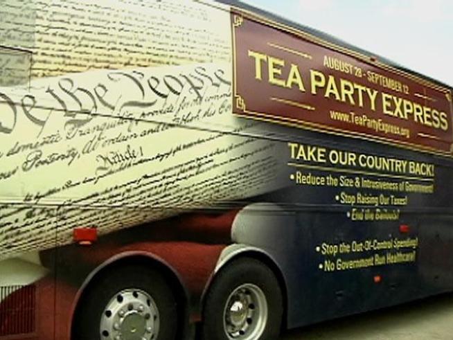 The Tea Party Express rolled into far south suburban <a title=