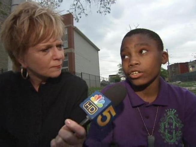 An 11-year-old activist is trying to bring peace to the violent streets he travels everyday to and from school.