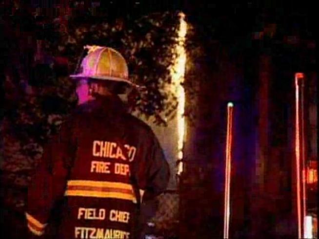 More than 30 firefighters responded to the blaze.