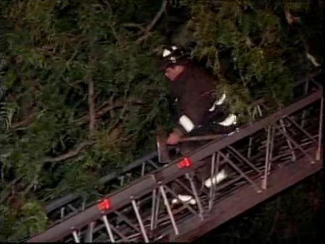 Two adults and two children are hospitalized for smoke inhalation after a fire breaks out in their Bronzeville home.