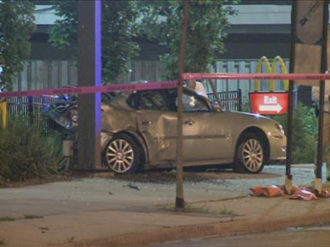 Two people died in a crash on the far South Side.