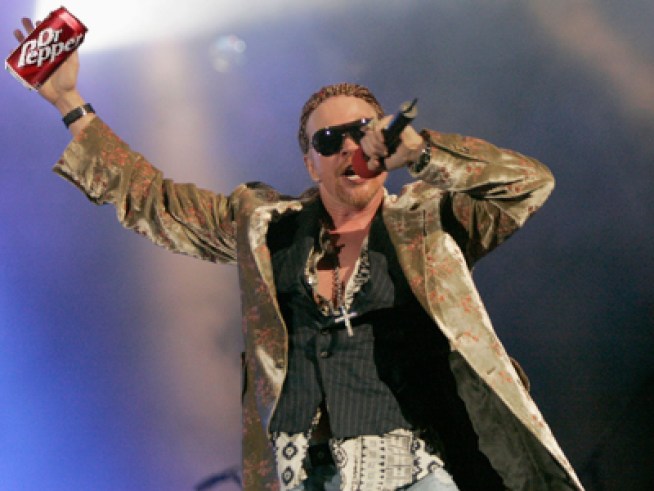 Guns 'N Roses and Free Dr. Pepper