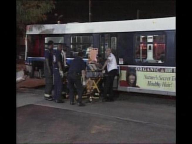 A teenager driving a stolen Mercedes led police on a chase that ended when he slammed into a CTA bus -- leaving him critically injured and up to nine bus passengers hospitalized -- late Sunday on the South Side.
