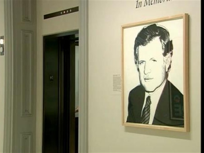 The National Portrait Gallery pays tribute to Sen. Ted Kennedy with a Warhol.