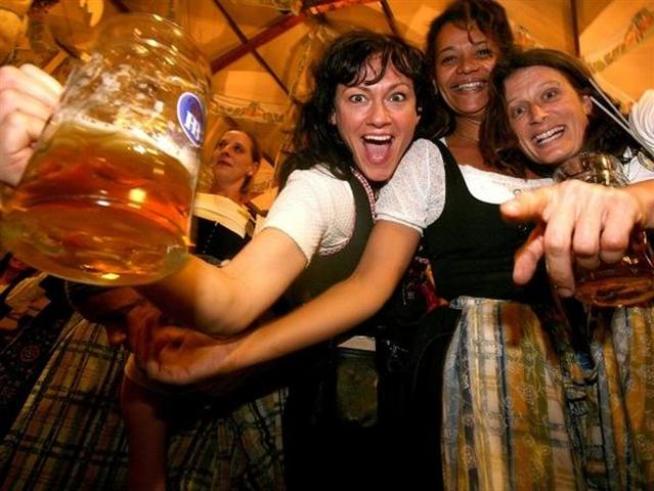 While it's not clear why Oktoberfest celebrations kick off in mid-September, Germans, or those willing to pretend to be one for a day, aren't complaining about getting schnitzel-faced a few days early.