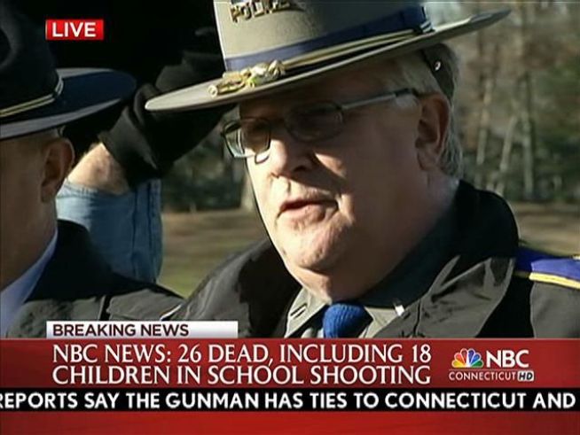 State police said students and faculty were killed during the shooting at Sandy Hook Elementary School in Newtown.