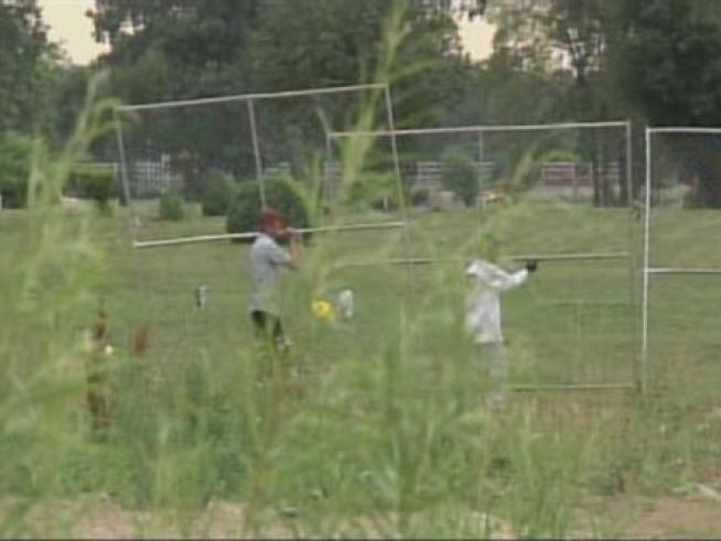 Police raid a cemetery in Alsip to investigate reports of digging up bodies.