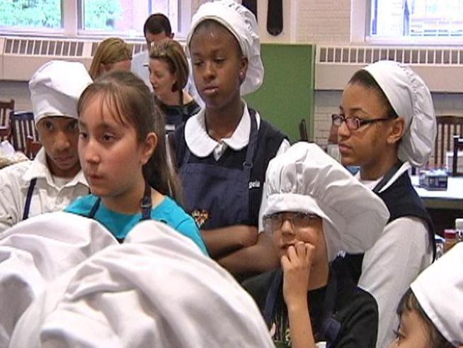 Cooking healthy food a part of battling childhood obesity.