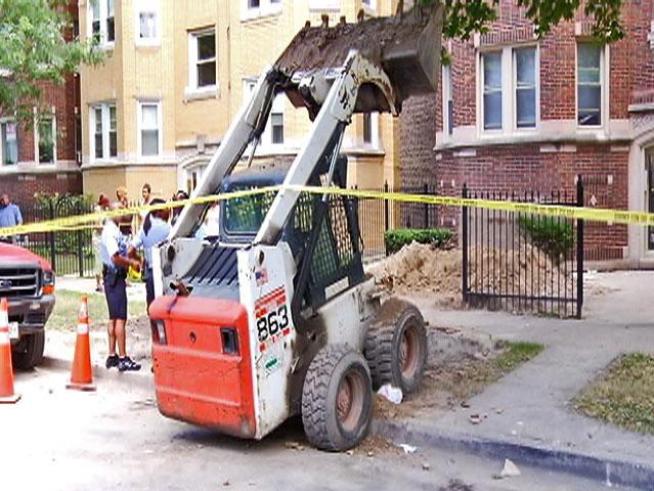 A boy was killed by a front loader at a construction site on the 8000 block of South Ellis Ave. on Tuesday morning.