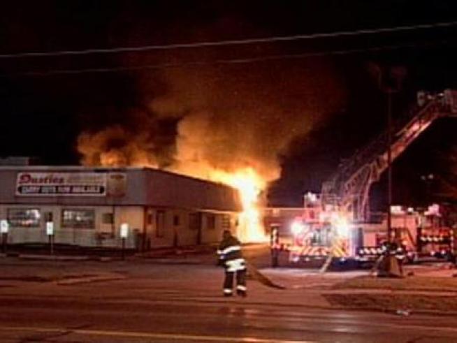 Fire burns Dustie's Southern Style Family Buffet in Dolton, a popular restaurant.