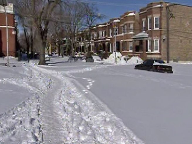 The main arteries may be OK, but two days after the storm many side streets are still not passable.