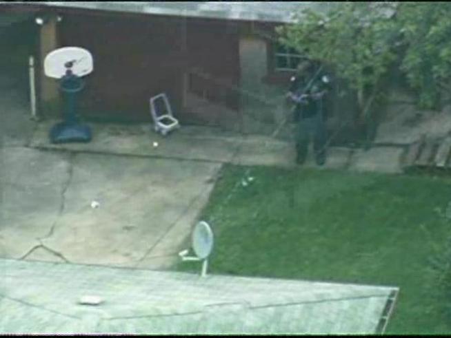 One person was wounded Wednesday afternoon in a shooting that involved a Chicago police officer in south suburban Calumet Park, officials said.