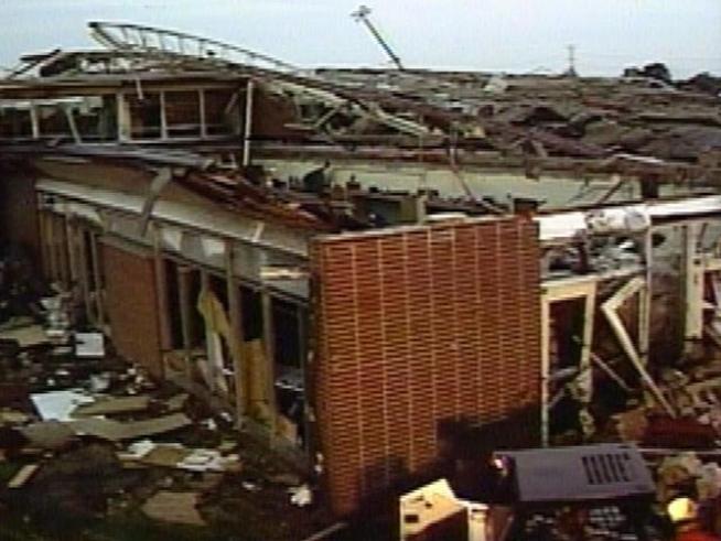 Twenty years after a tornado ripped through <a title=