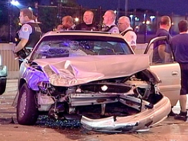 A vehicle struck and dragged a police officer in west suburban <a title=