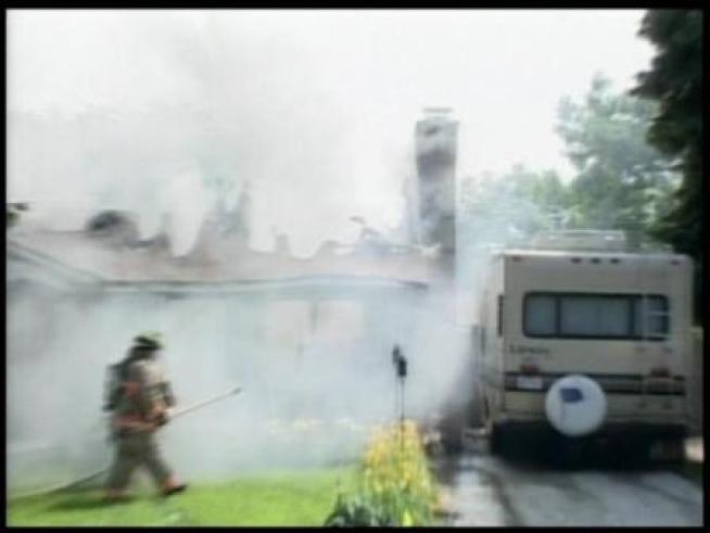 BROLL: Romeoville House Explosion Ground