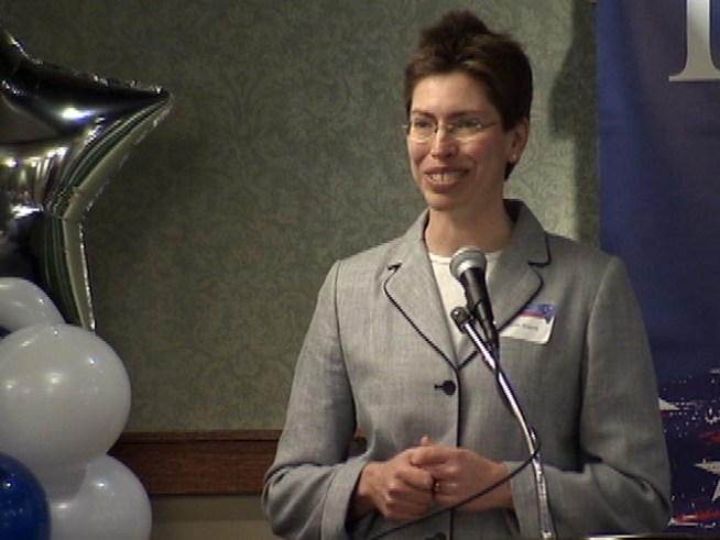 Sheila Simon, now the candidate for Illinois lieutenant governor -- says her work as a teacher will make her effective in office.  Listen to entire speech.