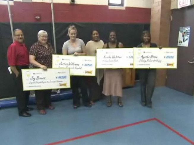 Teachers say they need a lot of things for their classrooms, but school systems often come up short.  A company better known for its fast food puts learning on the table at two Chicago schools.