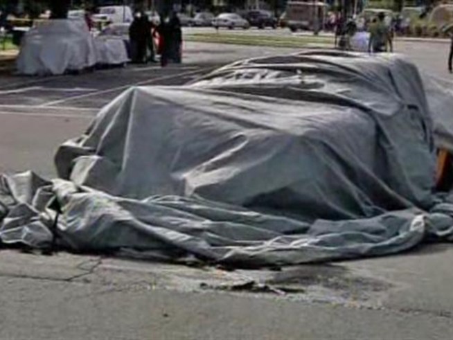 An unscripted crash stops Transformers 3 on the first day of filming in Washington.