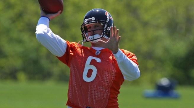 Bears Slap Ads On Practice Jerseys