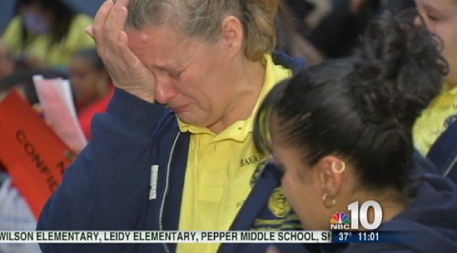 Emotions run high during the School Reform Commission vote to close 23 schools and spare four others. NBC10's Rosemary Connors reports.