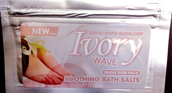 They're sold as bath salts with names like 